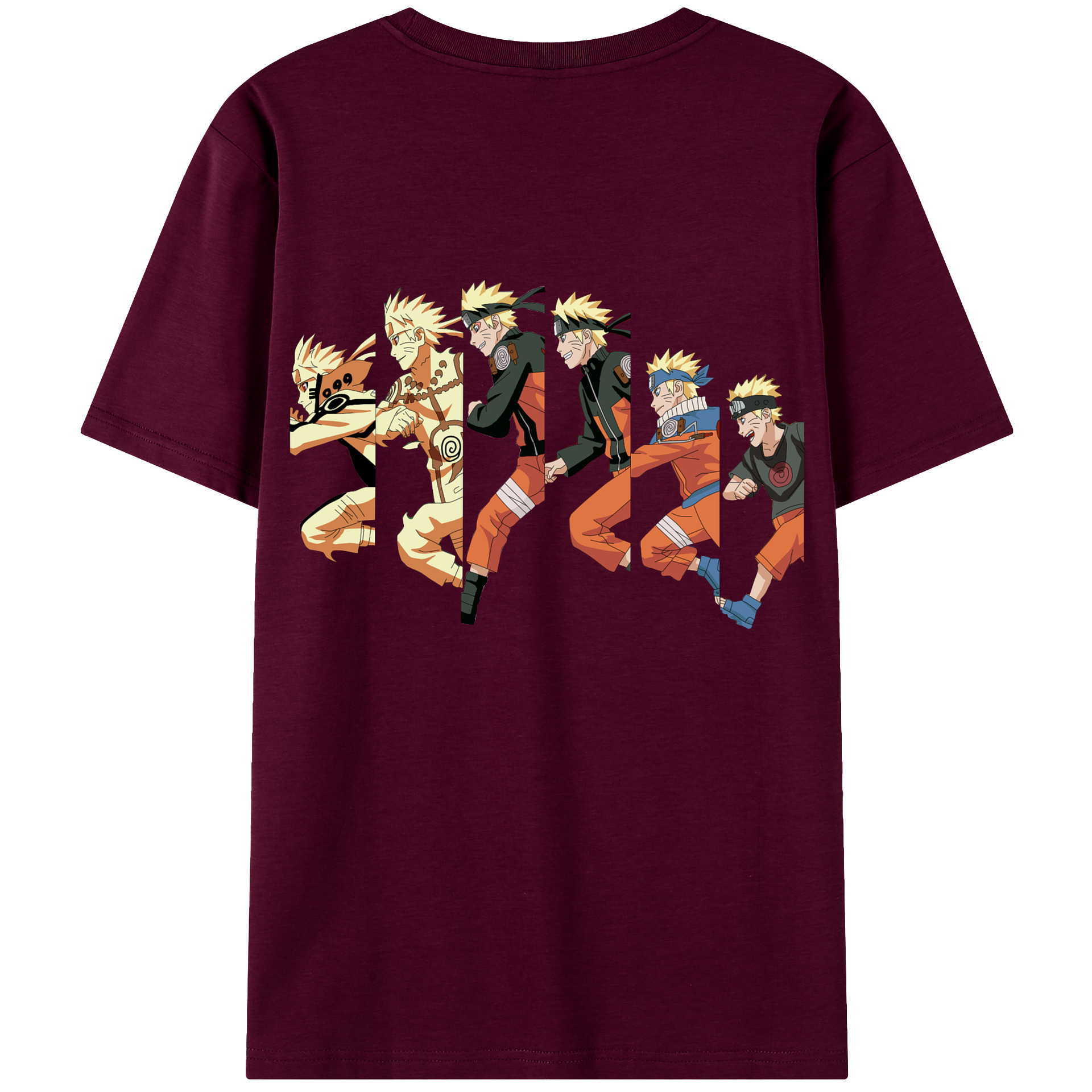 （画像用） NARUTO -ナルト- うずまき ナルト Uzumaki Naruto レディース半袖Tシャツ(バックプリント)
